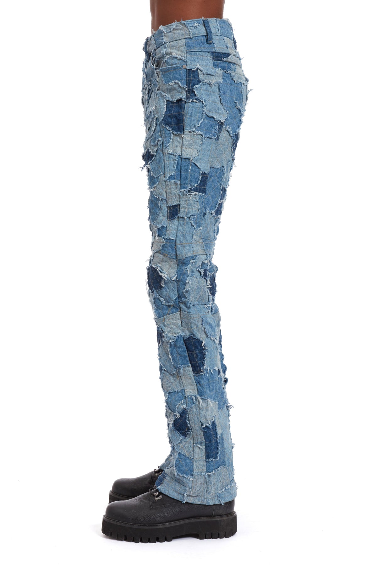 WHO DECIDES WAR DENIM BORO MOTO PANT — vista 5