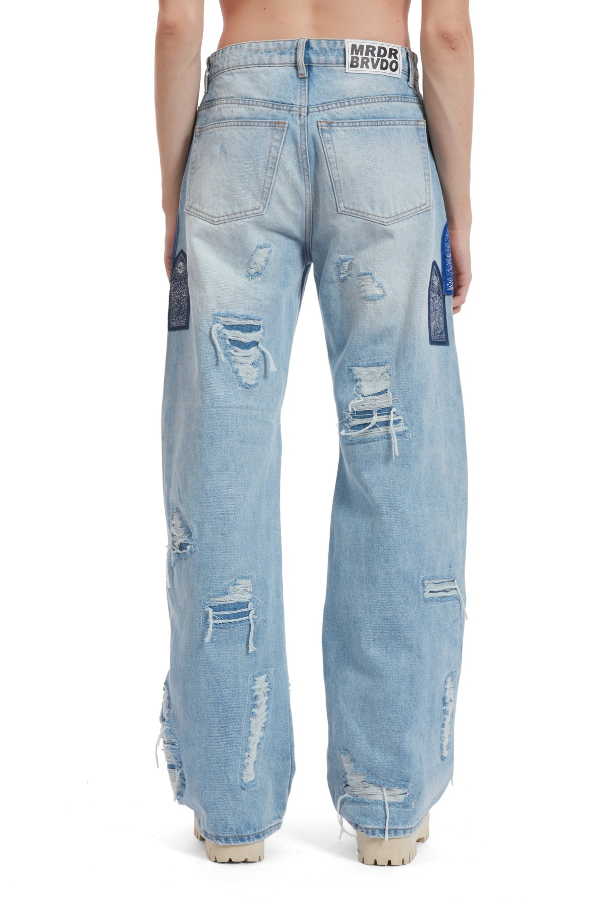 WHO DECIDES WAR SIDE PATCH RELAXATION DENIM — vista 6