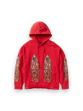WHO DECIDES WAR FLAME GLASS HOODED PULLOVER