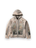 WHO DECIDES WAR FADED ZIP UP