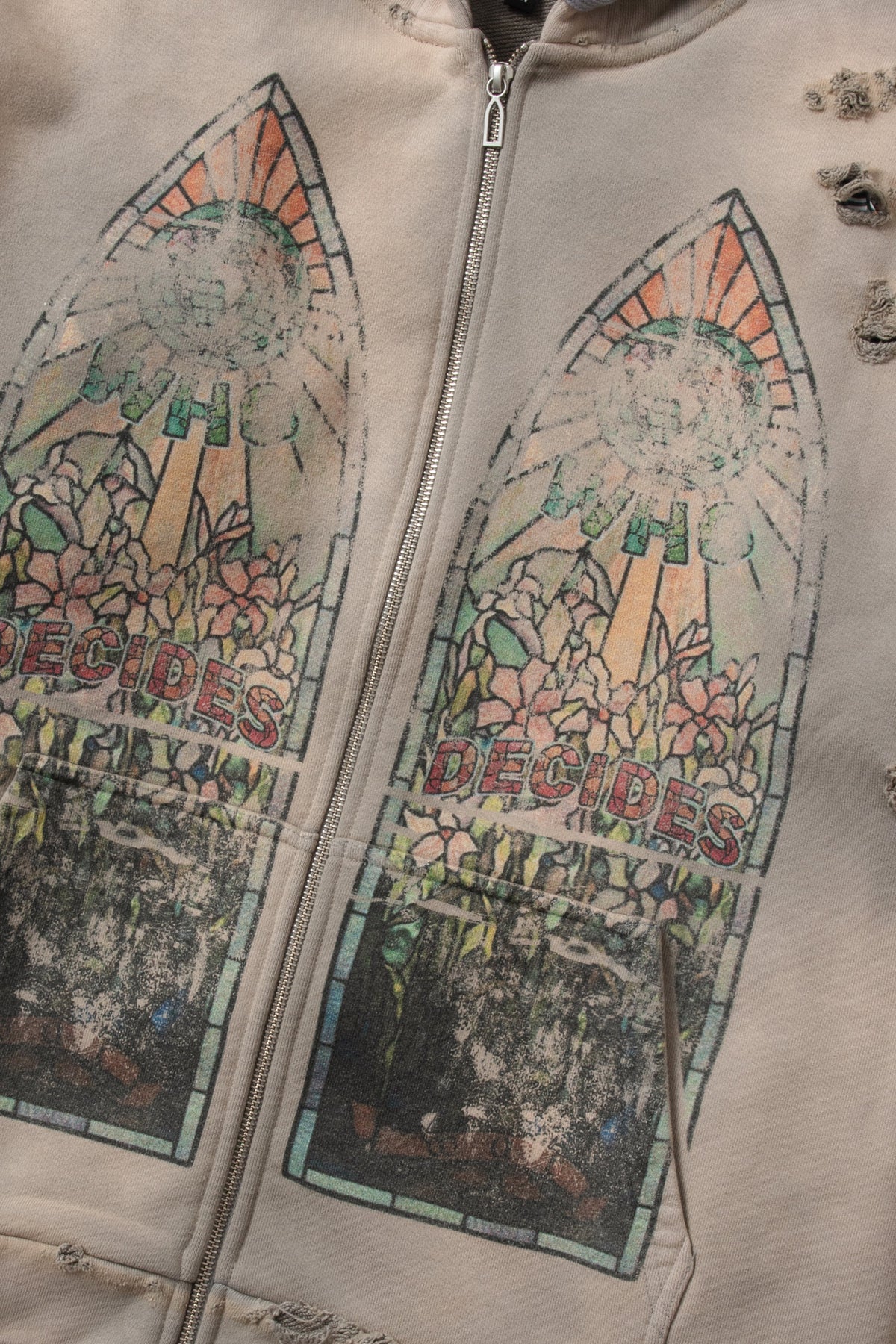 WHO DECIDES WAR FADED ZIP UP — vista 2