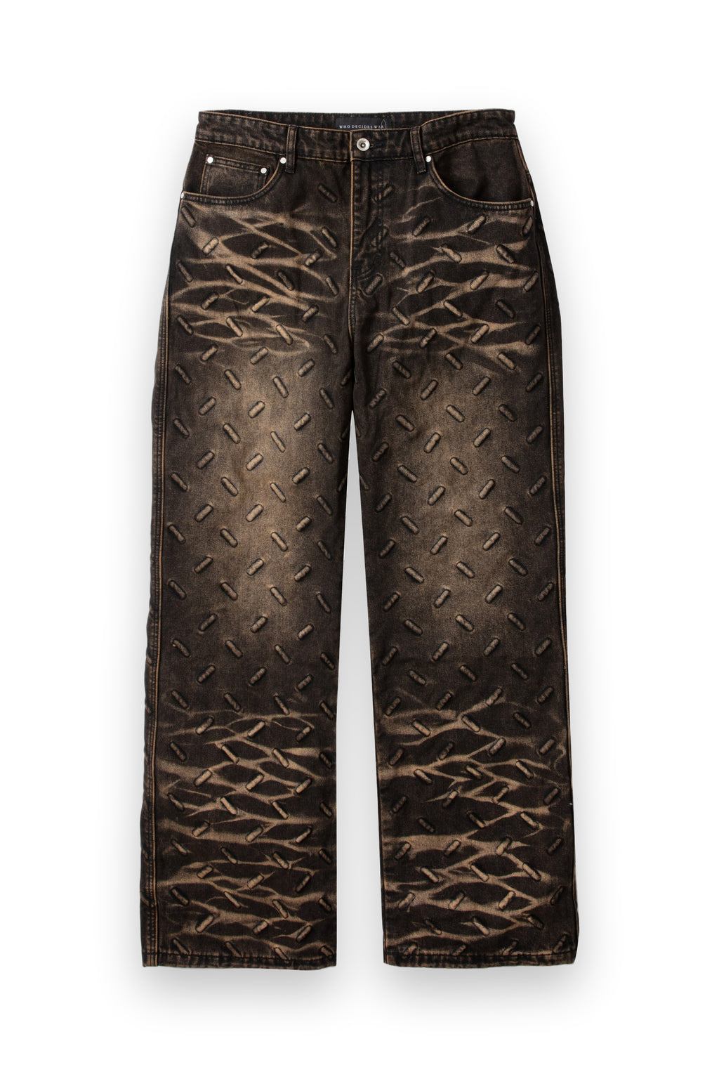 WHO DECIDES WAR THREAD PLATE DENIM