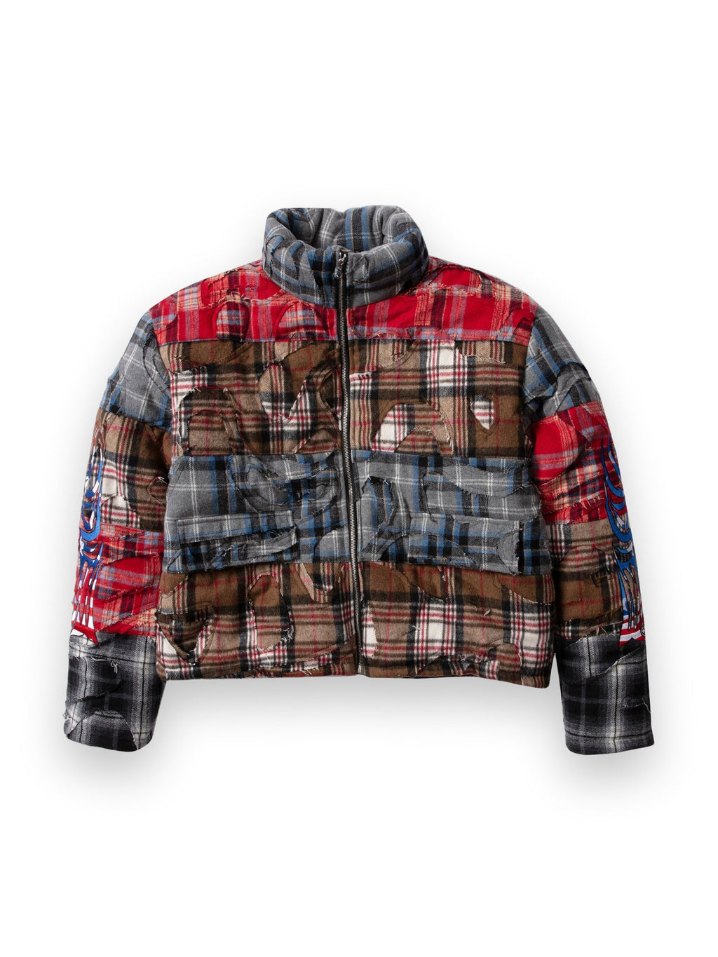 WHO DECIDES WAR RUIN FLANNEL PARKA