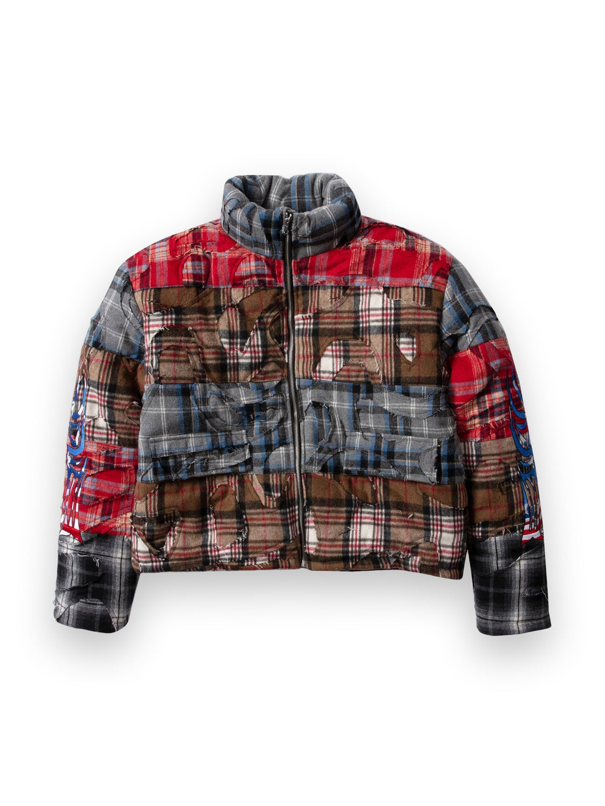 WHO DECIDES WAR RUIN FLANNEL PARKA