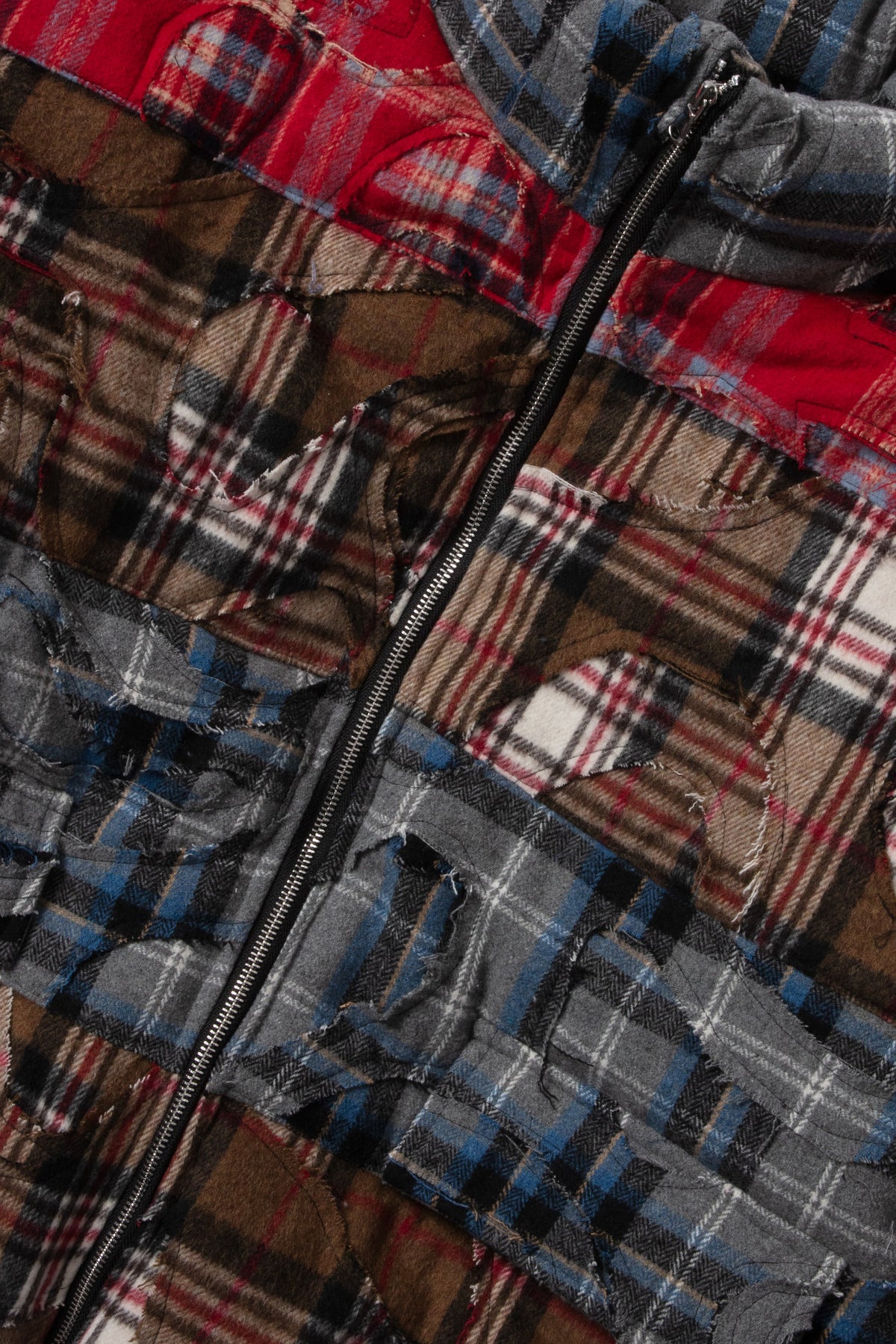 WHO DECIDES WAR RUIN FLANNEL PARKA — vista 2