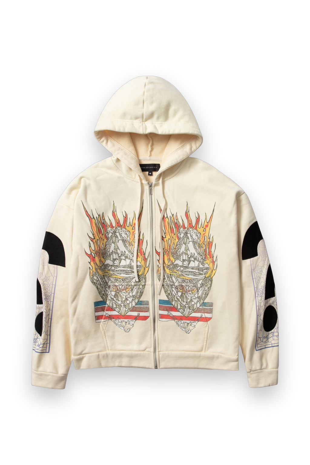 WHO DECIDES WAR ENGULFED MEMORIES ZIP UP