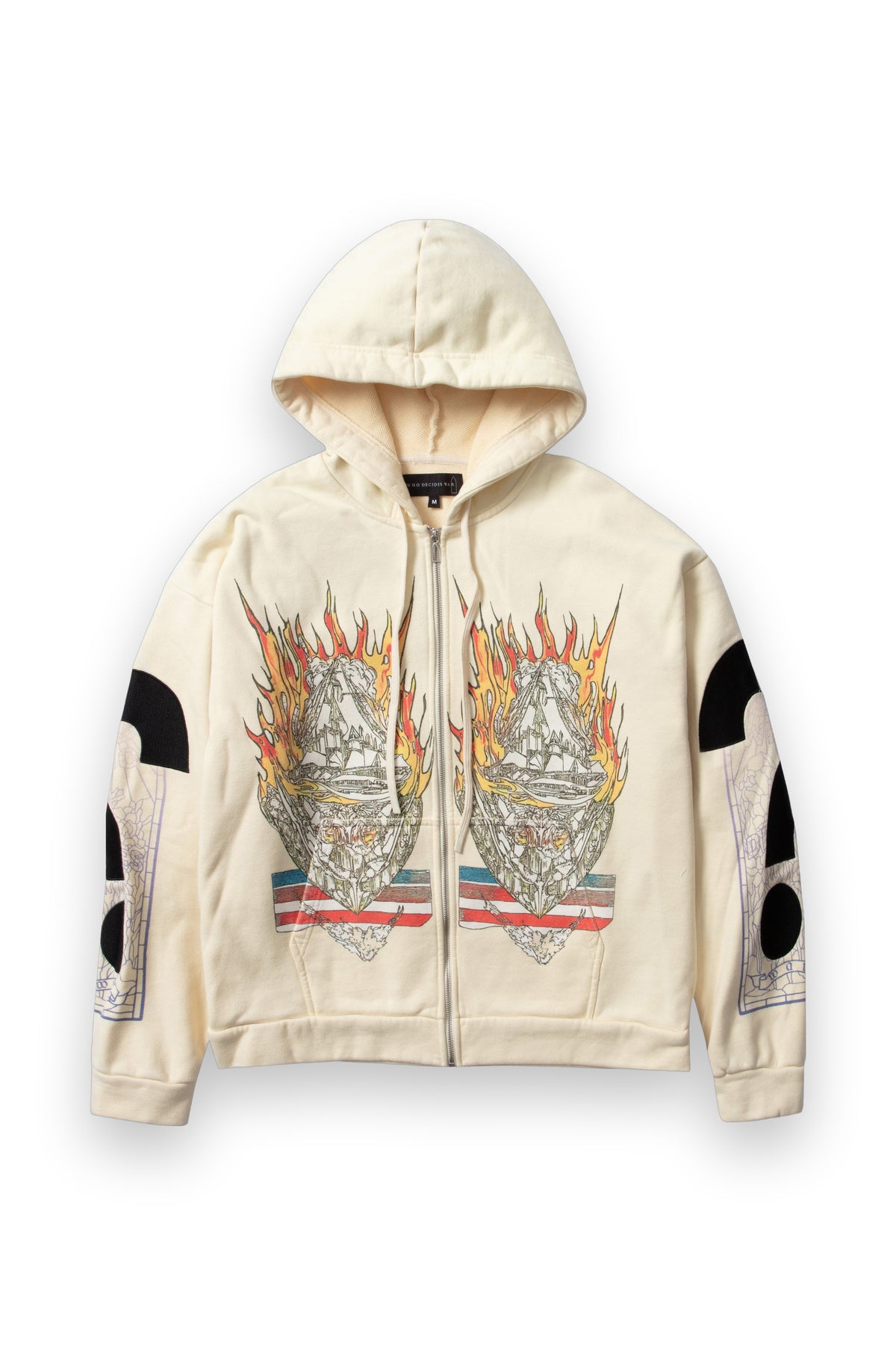 WHO DECIDES WAR ENGULFED MEMORIES ZIP UP