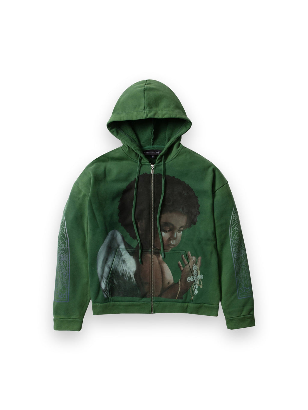 WHO DECIDES WAR SACRED BEING ZIP UP