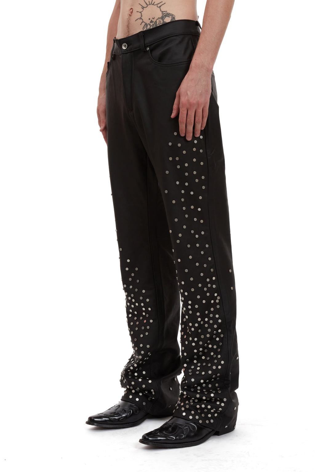 WHO DECIDES WAR STUDDED STAR TROUSER — vista 4