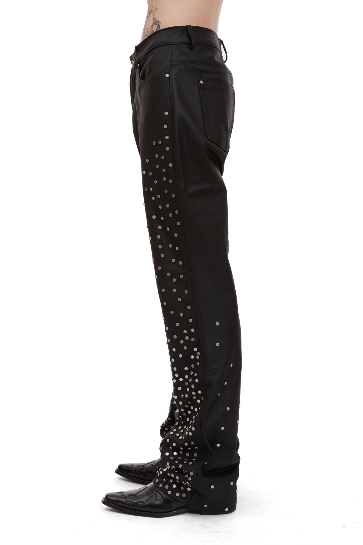 WHO DECIDES WAR STUDDED STAR TROUSER — vista 5