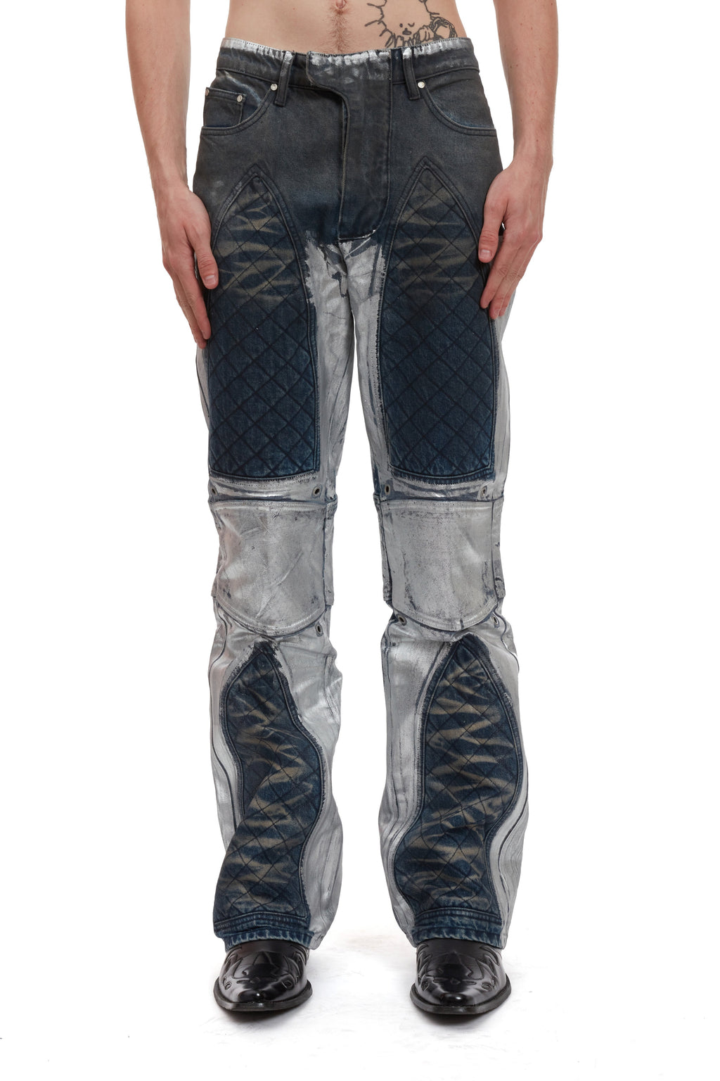 WHO DECIDES WAR SURFER MOTO DENIM — vista 3