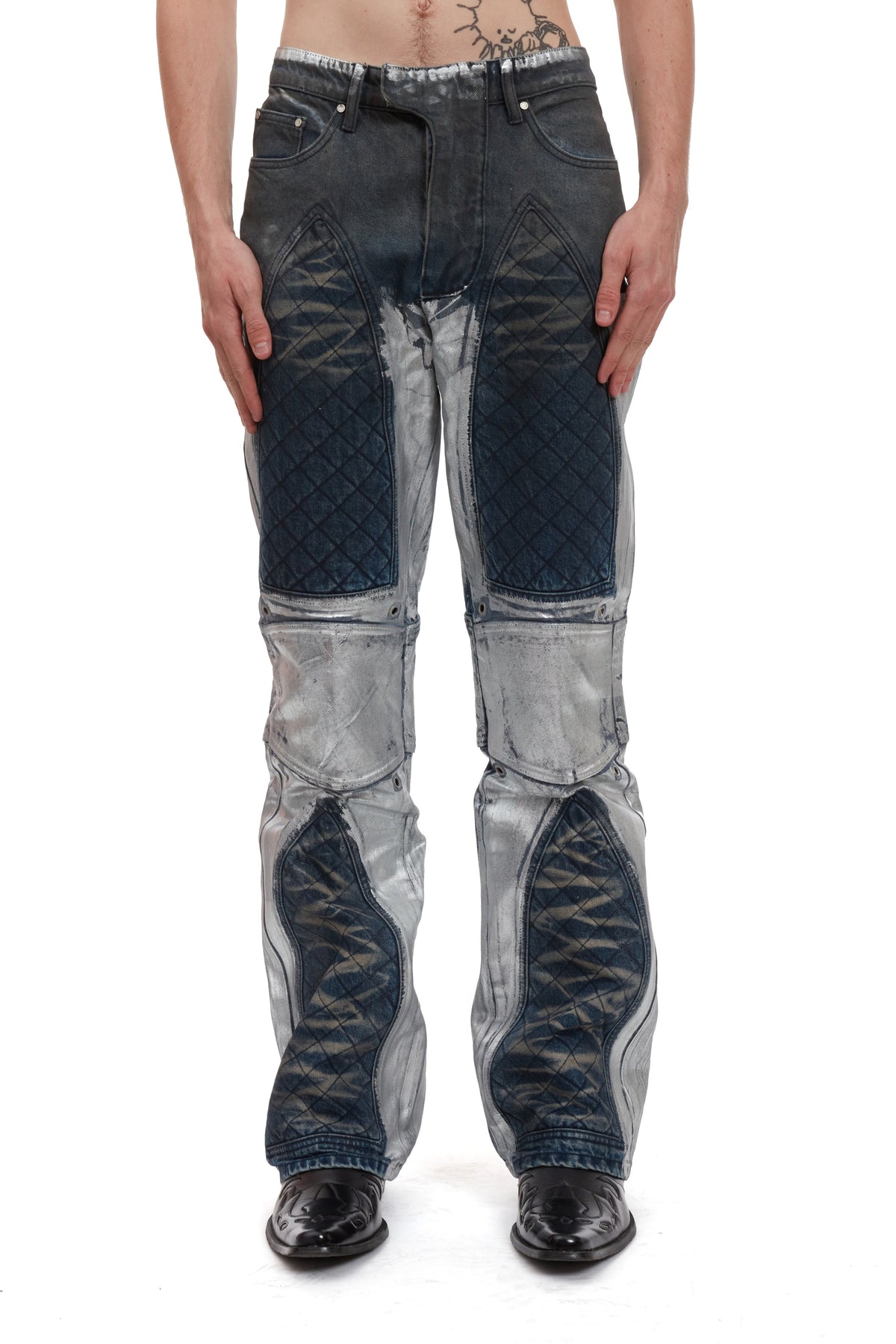 WHO DECIDES WAR SURFER MOTO DENIM — vista 3