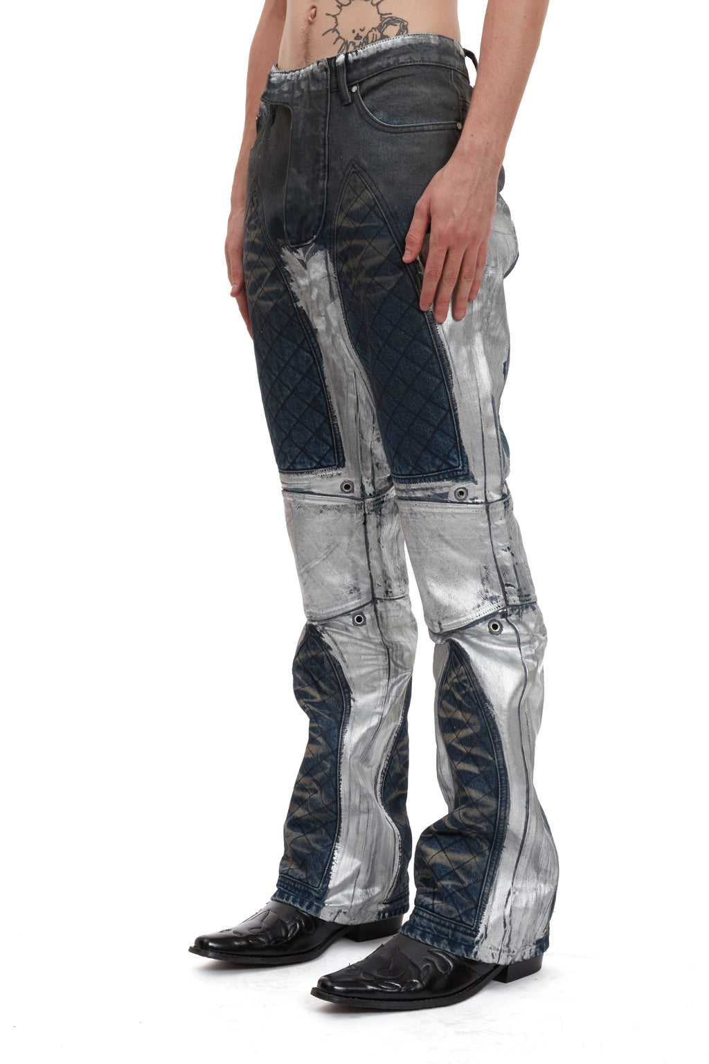 WHO DECIDES WAR SURFER MOTO DENIM — vista 4