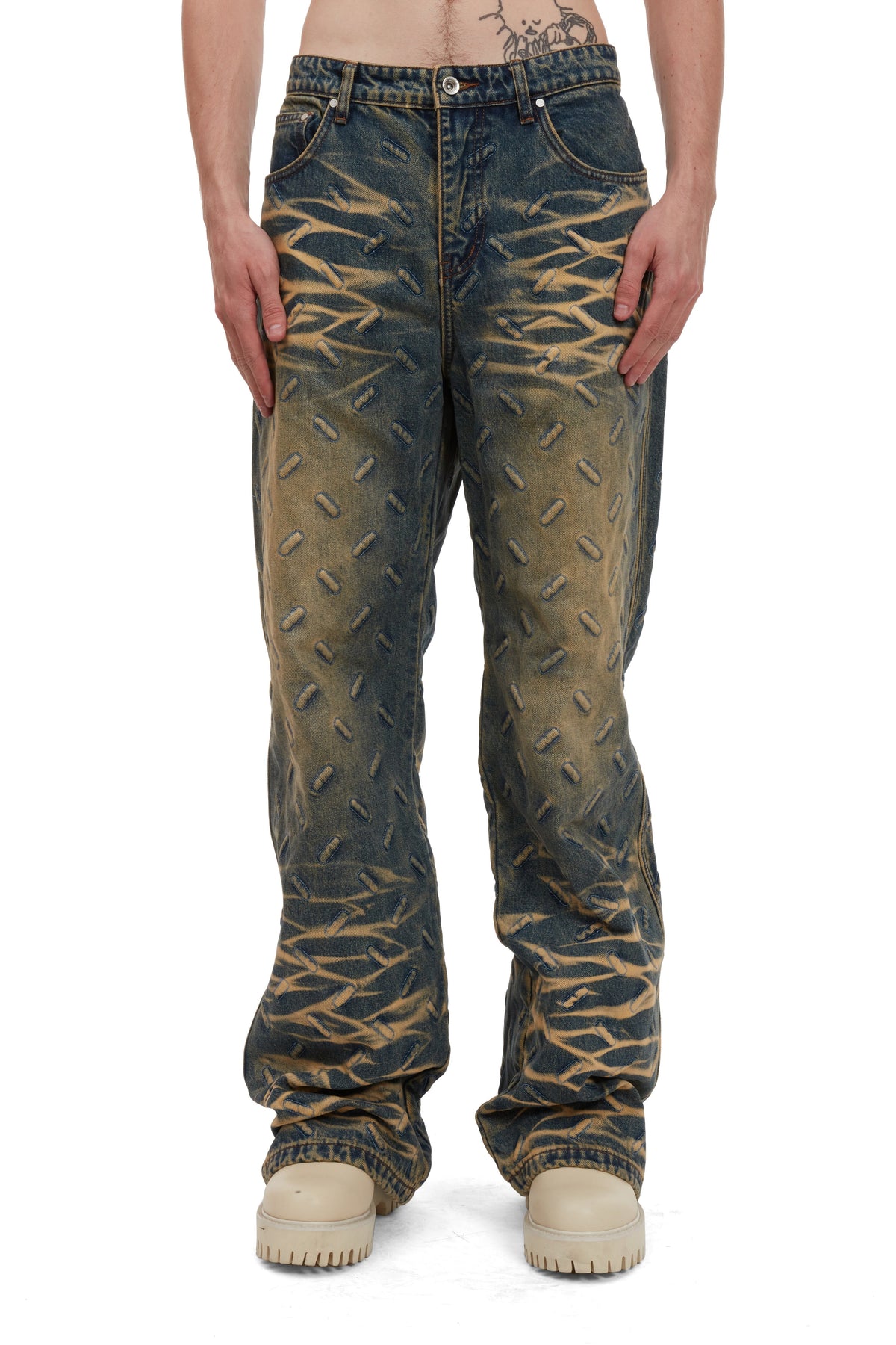 WHO DECIDES WAR THREAD PLATE DENIM — vista 3