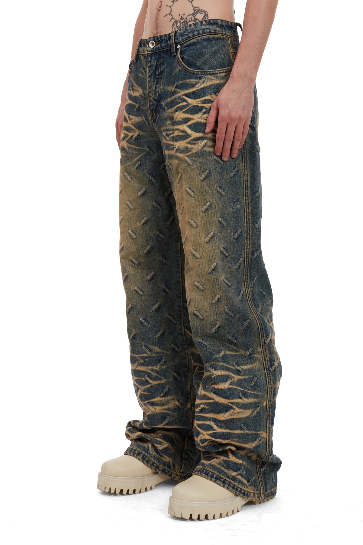 WHO DECIDES WAR THREAD PLATE DENIM — vista 4