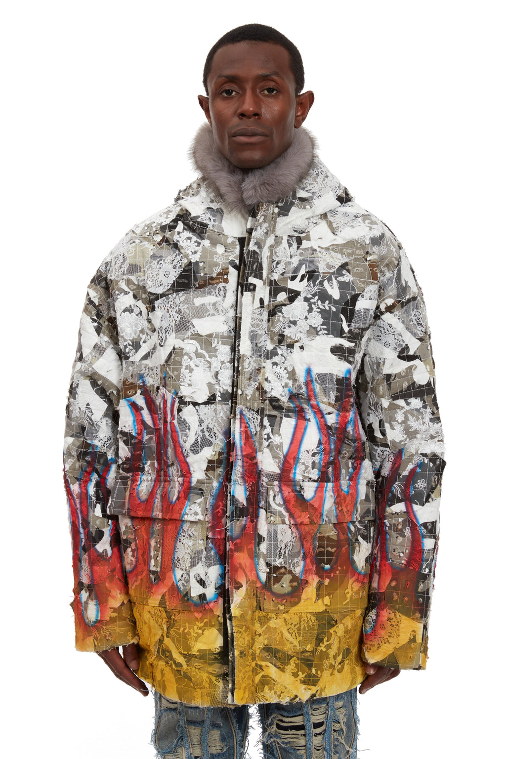 WHO DECIDES WAR ARTIC FLAME PARKA — vista 3