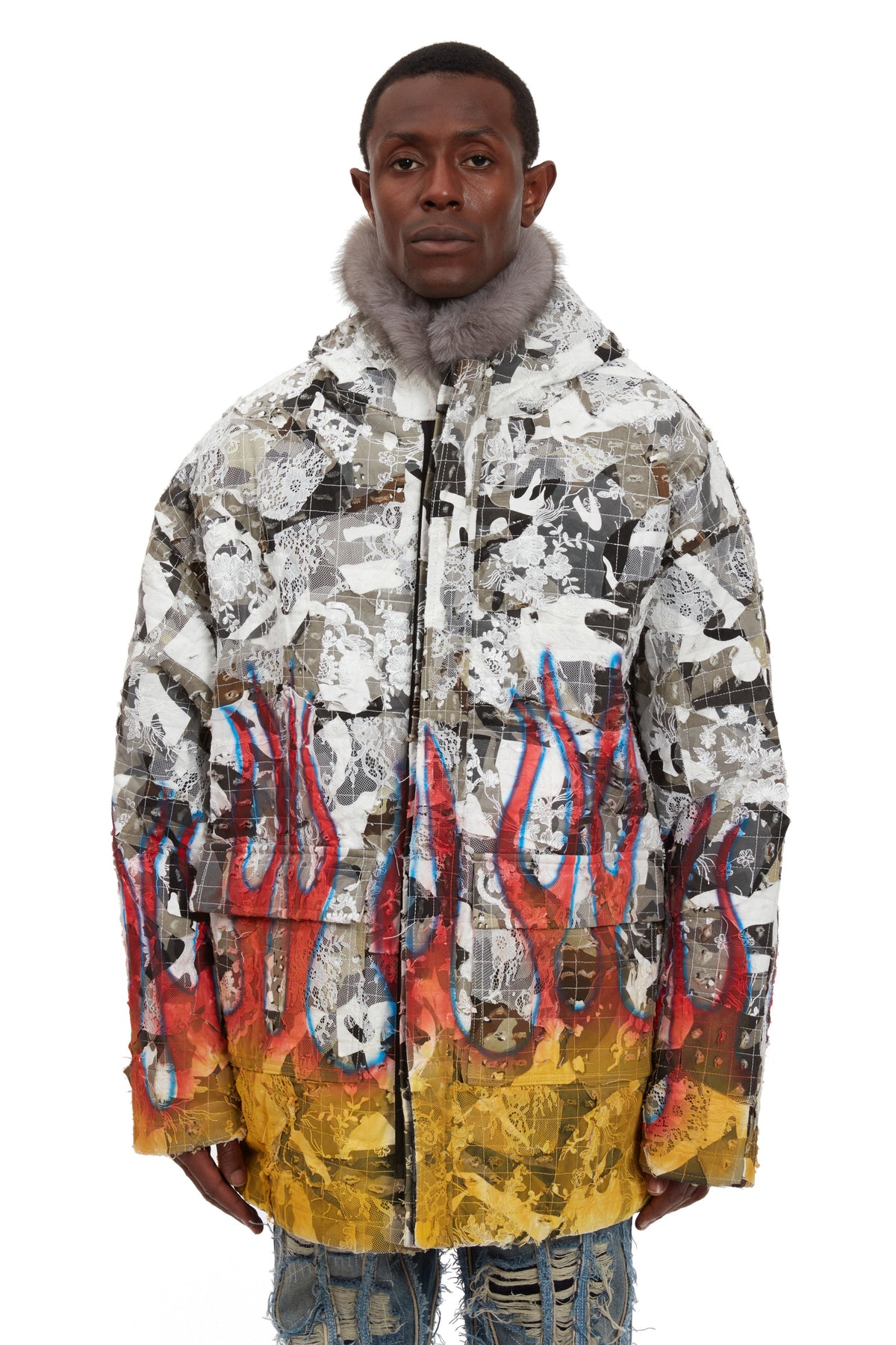 WHO DECIDES WAR ARTIC FLAME PARKA — vista 3