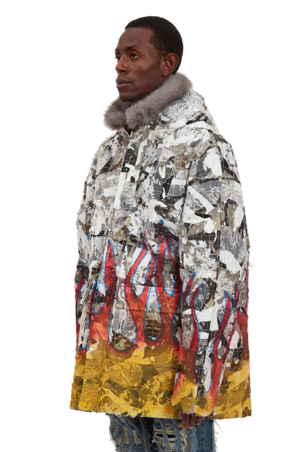 WHO DECIDES WAR ARTIC FLAME PARKA — vista 4