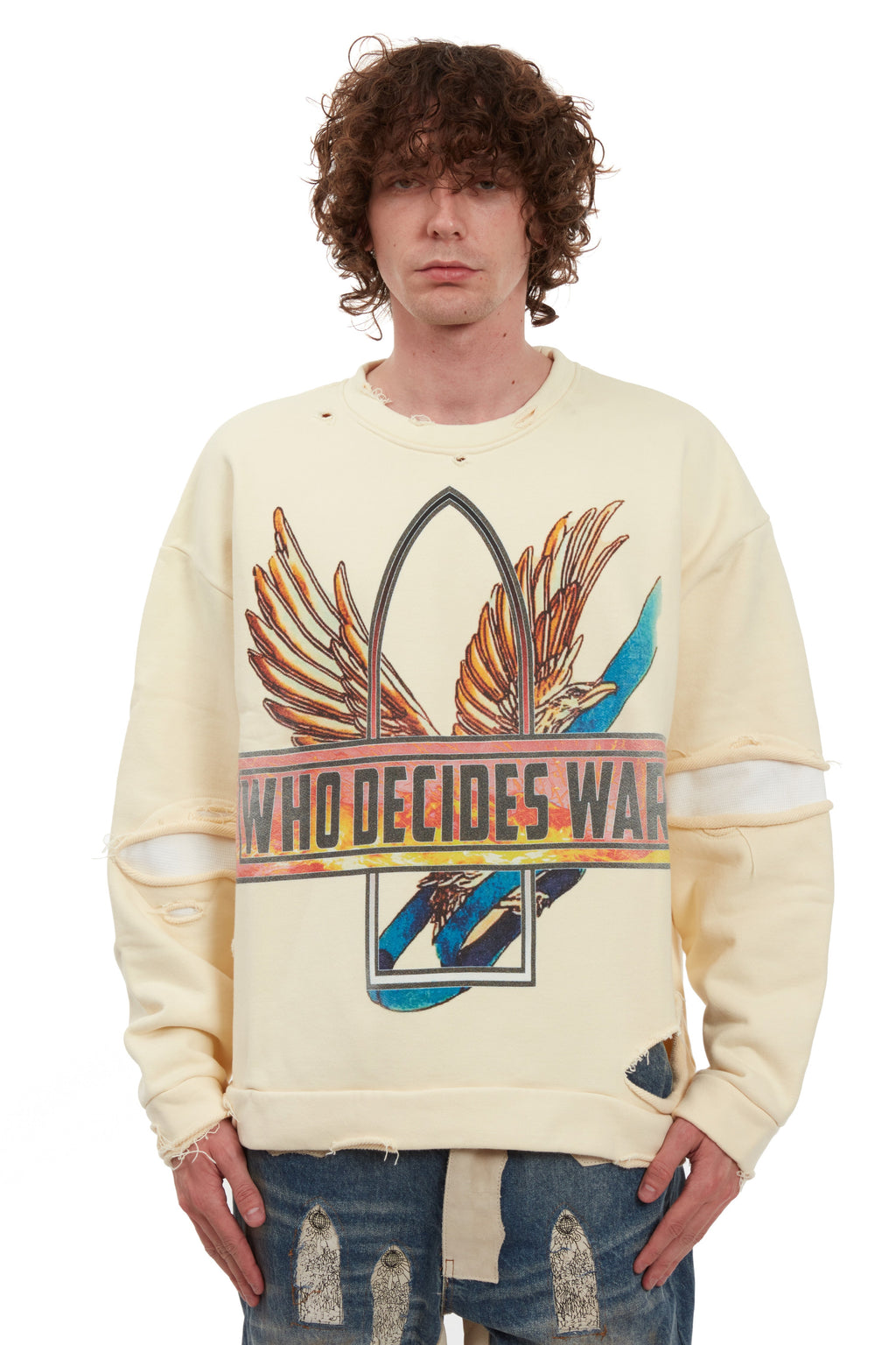 WHO DECIDES WAR RIBBON TOUR PULLOVER — vista 3