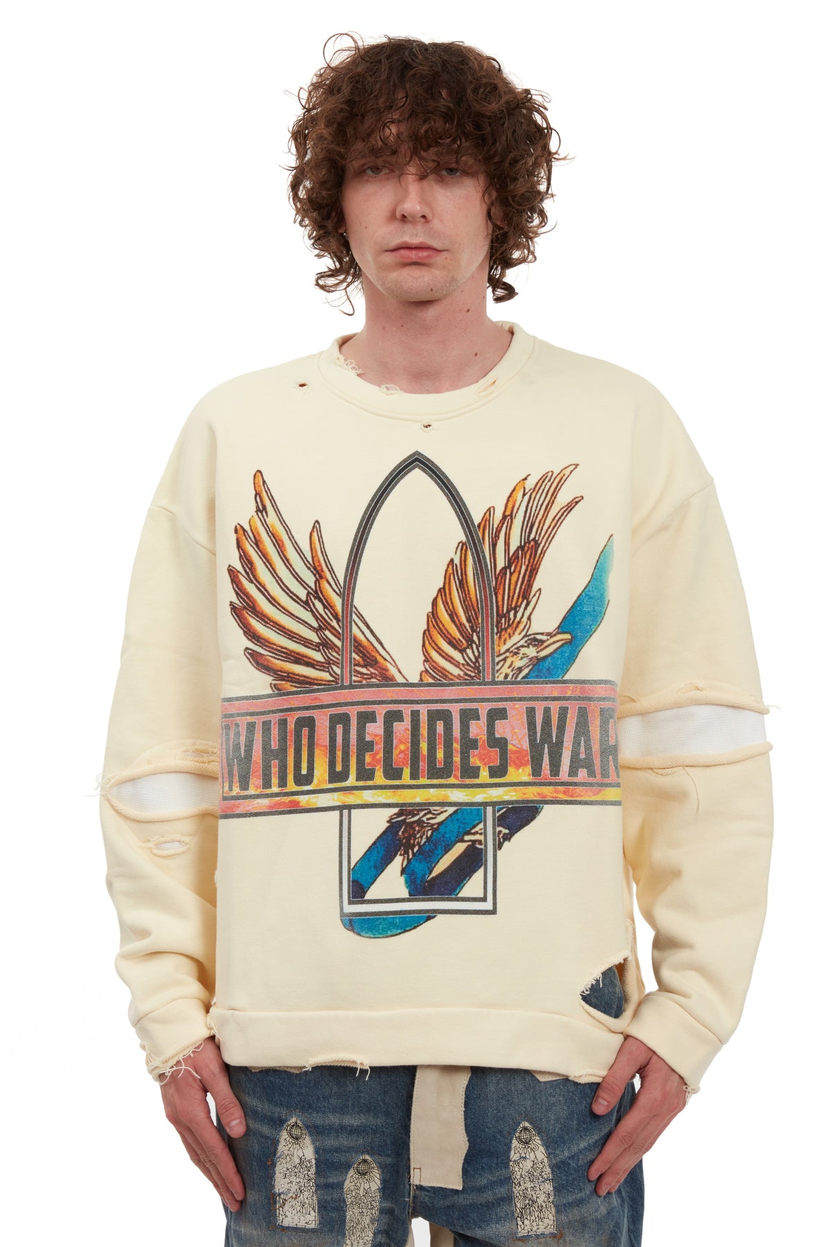 WHO DECIDES WAR RIBBON TOUR PULLOVER — vista 3