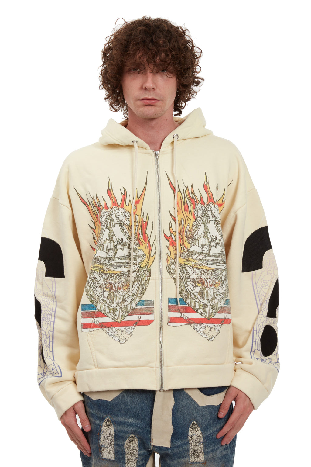 WHO DECIDES WAR ENGULFED MEMORIES ZIP UP — vista 3