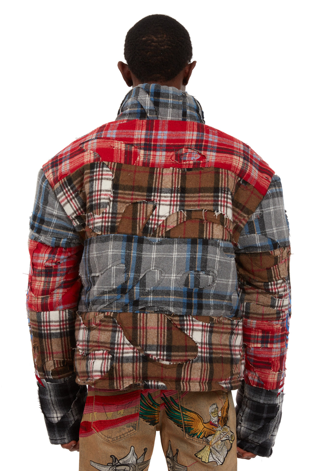 WHO DECIDES WAR RUIN FLANNEL PARKA — vista 6