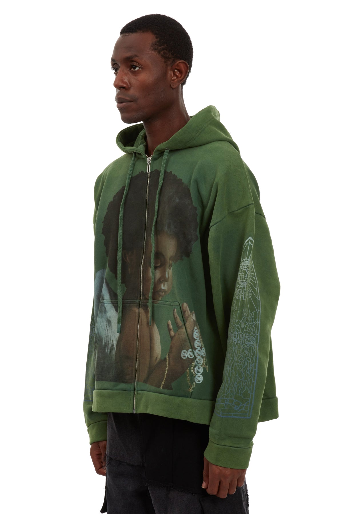 WHO DECIDES WAR SACRED BEING ZIP UP — vista 4