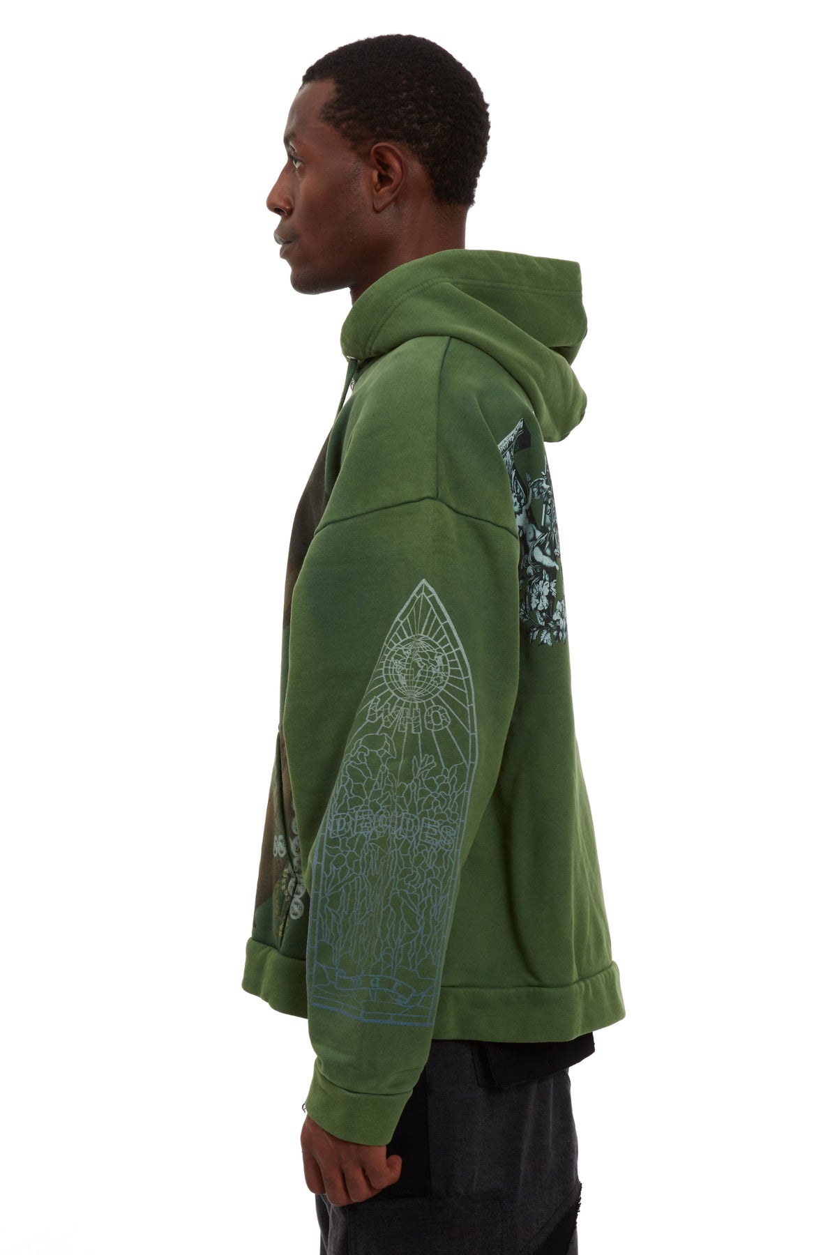 WHO DECIDES WAR SACRED BEING ZIP UP — vista 5