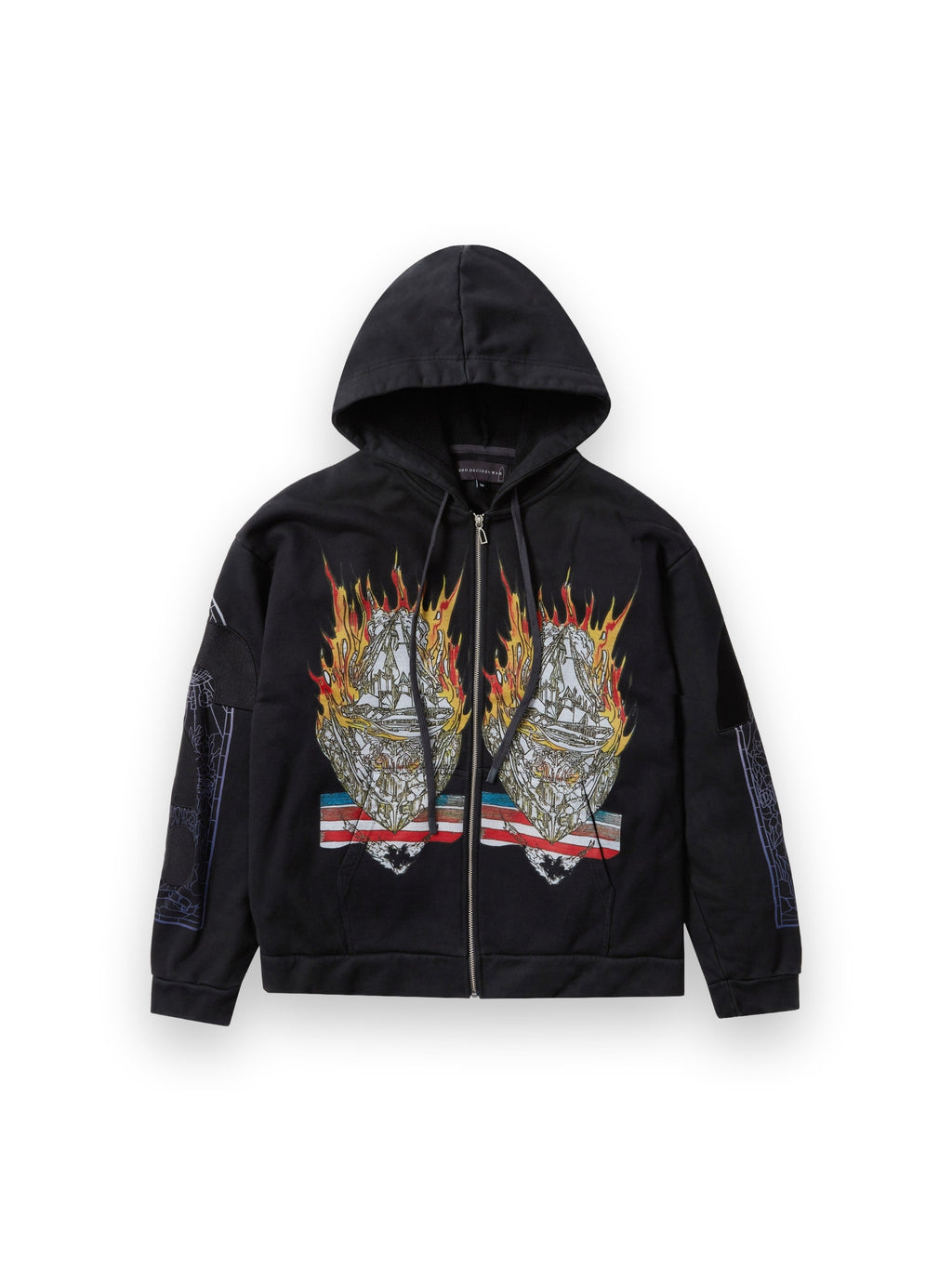 WHO DECIDES WAR ENGULFED MEMORIES ZIP UP