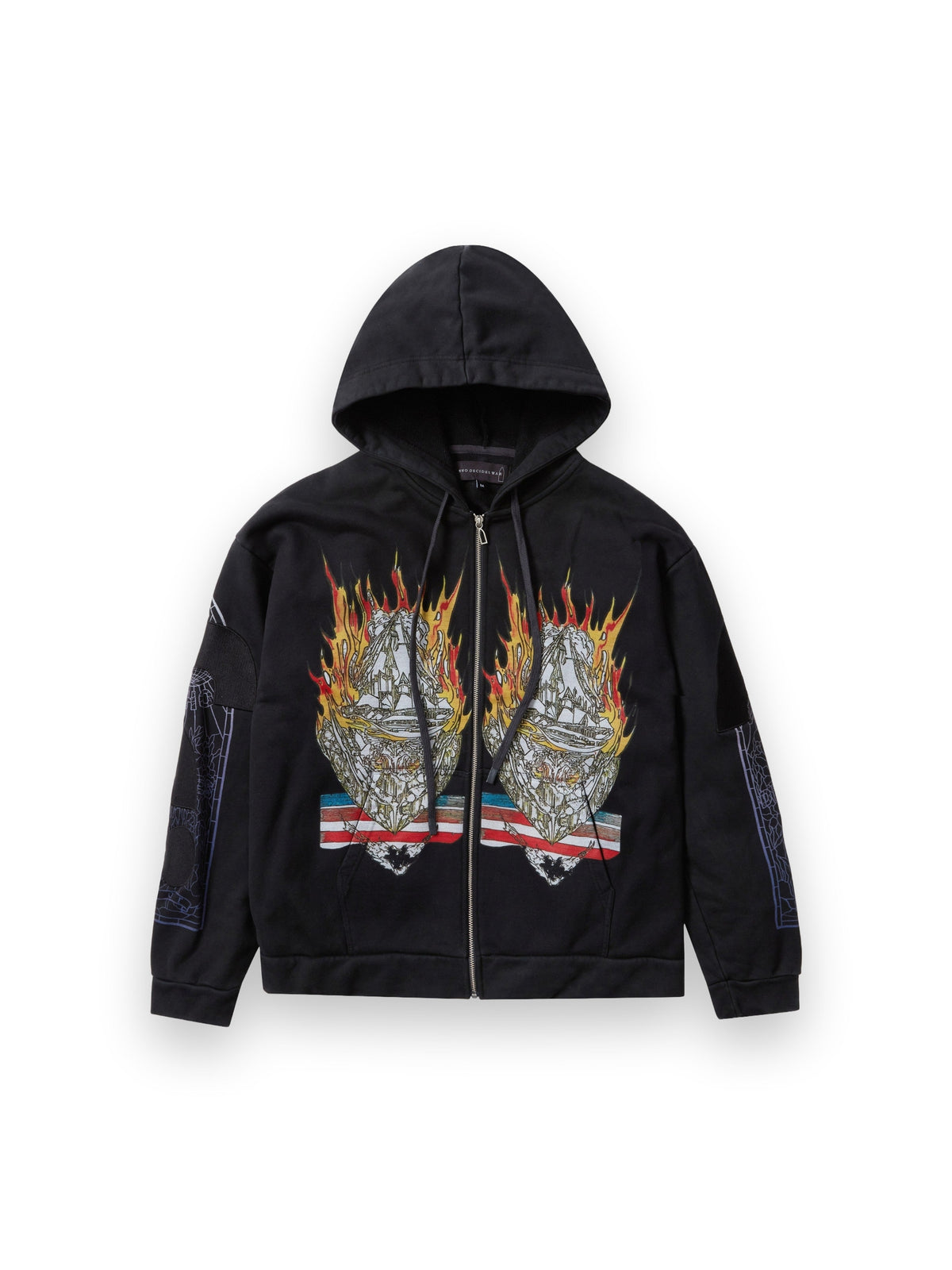WHO DECIDES WAR ENGULFED MEMORIES ZIP UP