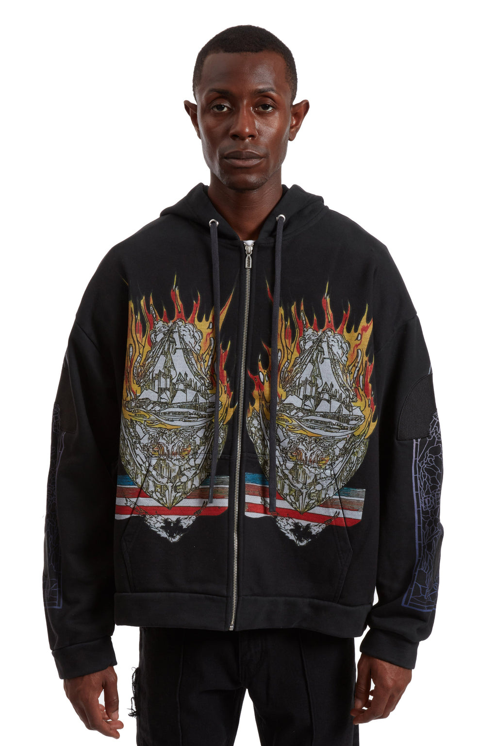 WHO DECIDES WAR ENGULFED MEMORIES ZIP UP — vista 3