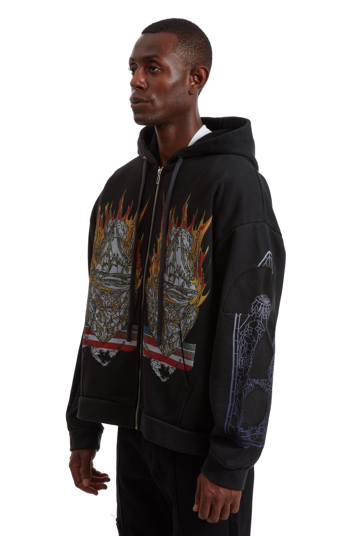 WHO DECIDES WAR ENGULFED MEMORIES ZIP UP — vista 5