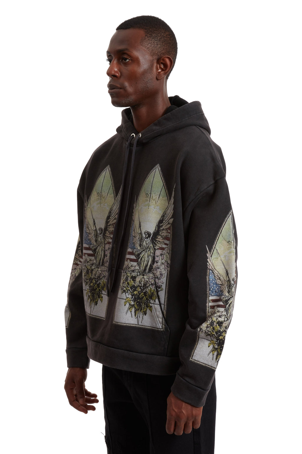 WHO DECIDES WAR DEMO HOODED PULLOVER — vista 4