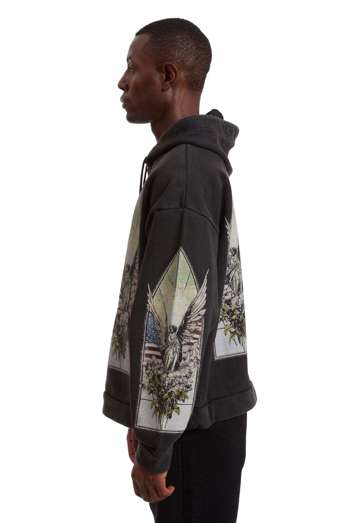 WHO DECIDES WAR DEMO HOODED PULLOVER — vista 5