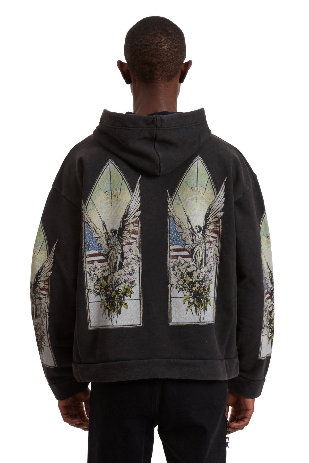 WHO DECIDES WAR DEMO HOODED PULLOVER — vista 6