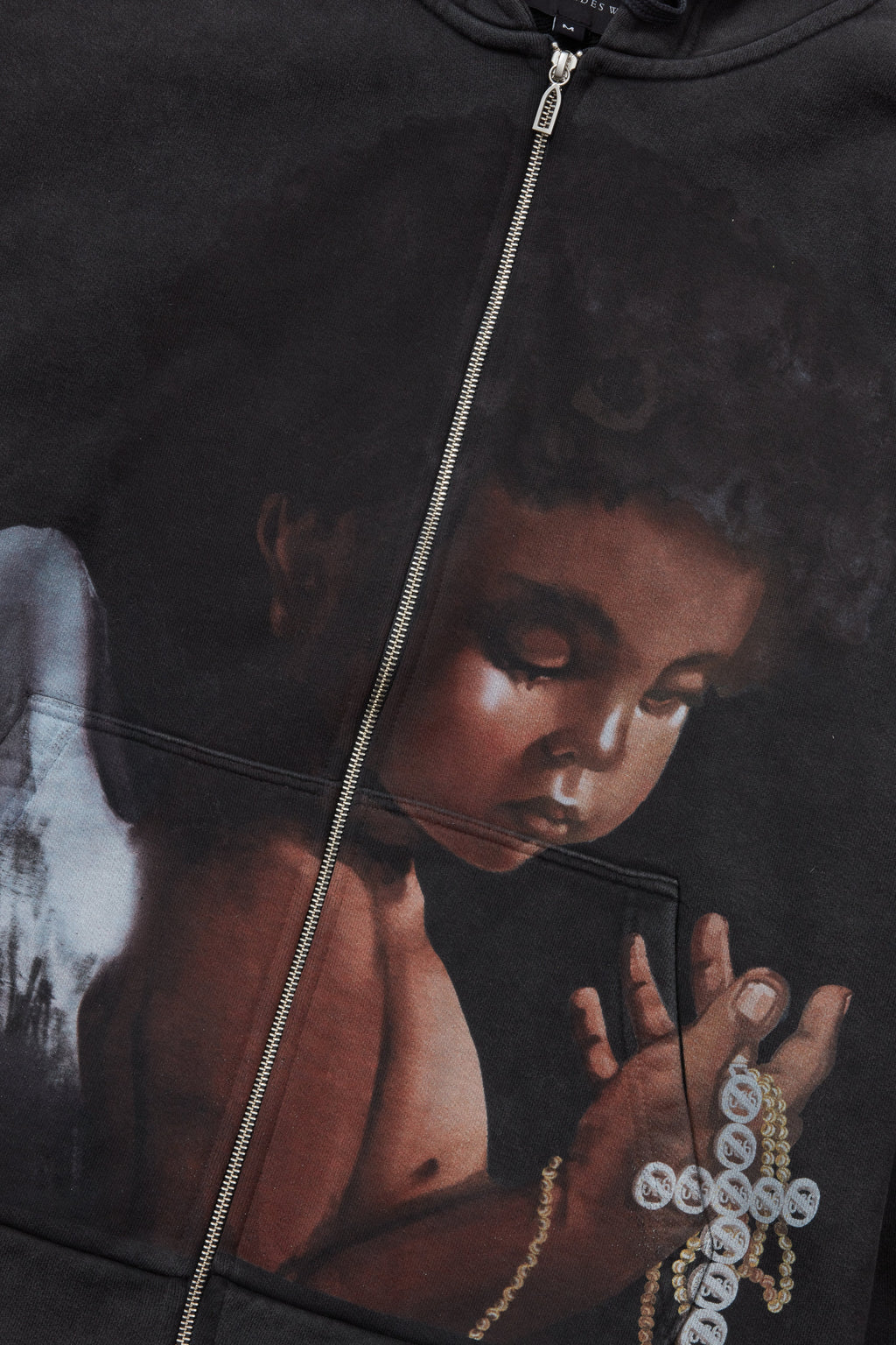 WHO DECIDES WAR SACRED BEING ZIP UP — vista 2