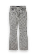 WHO DECIDES WAR MOTO DENIM VINTAGE GREY