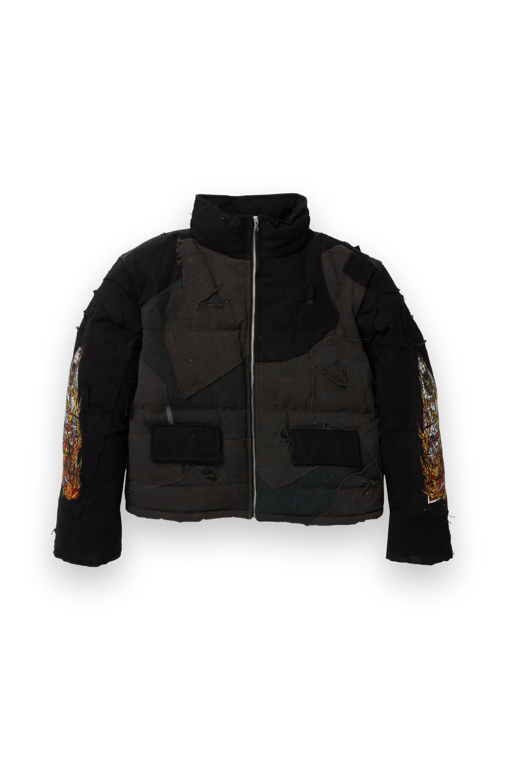 WHO DECIDES WAR UPCYCLED PARKA COAL
