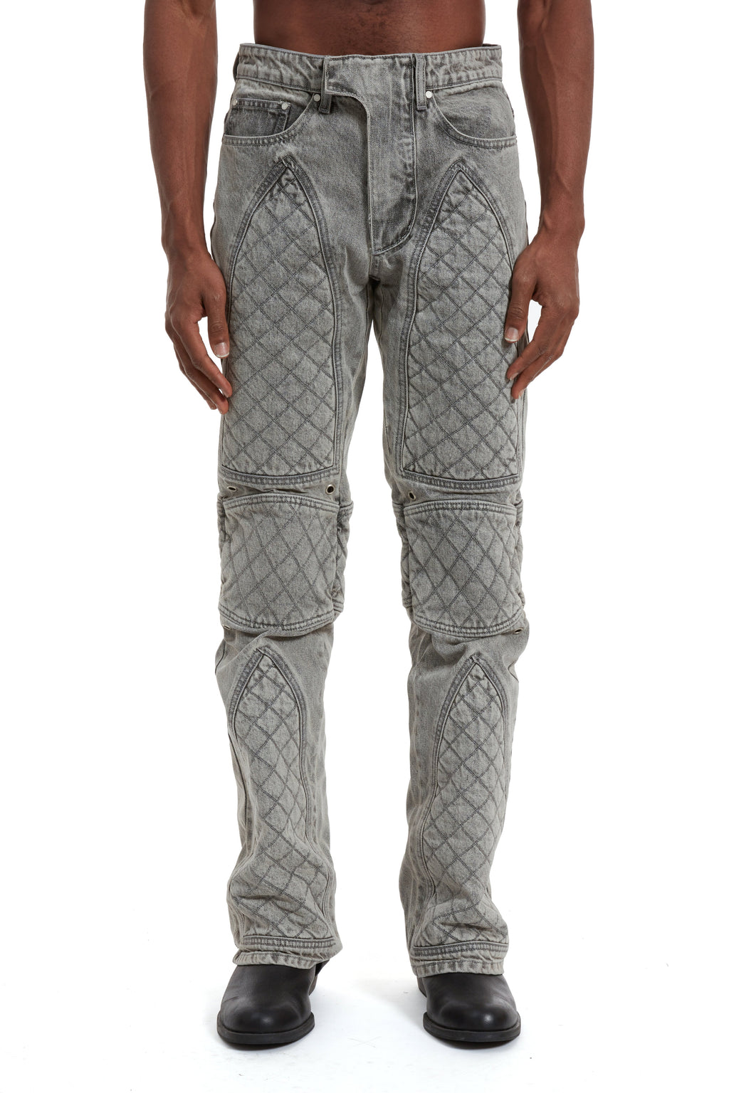 WHO DECIDES WAR MOTO DENIM VINTAGE GREY — vista 3