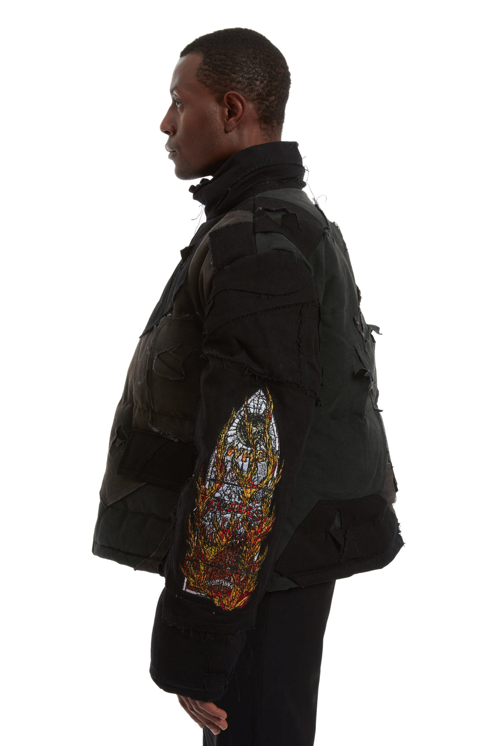 WHO DECIDES WAR UPCYCLED PARKA COAL — vista 5
