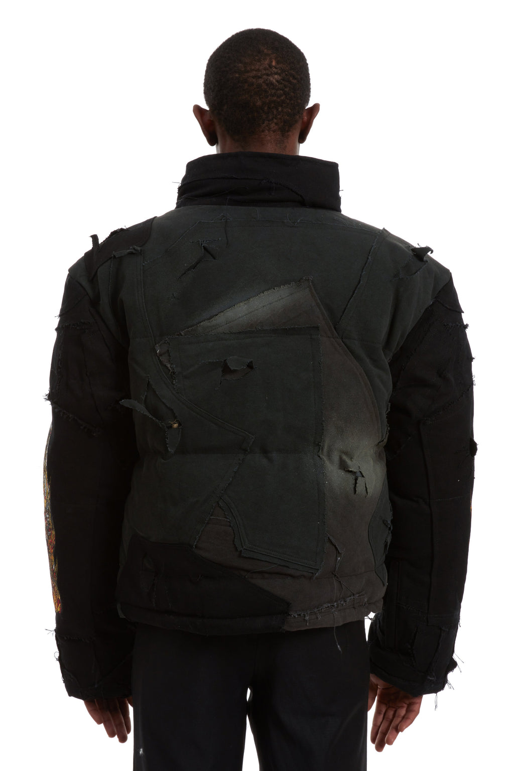 WHO DECIDES WAR UPCYCLED PARKA COAL — vista 6