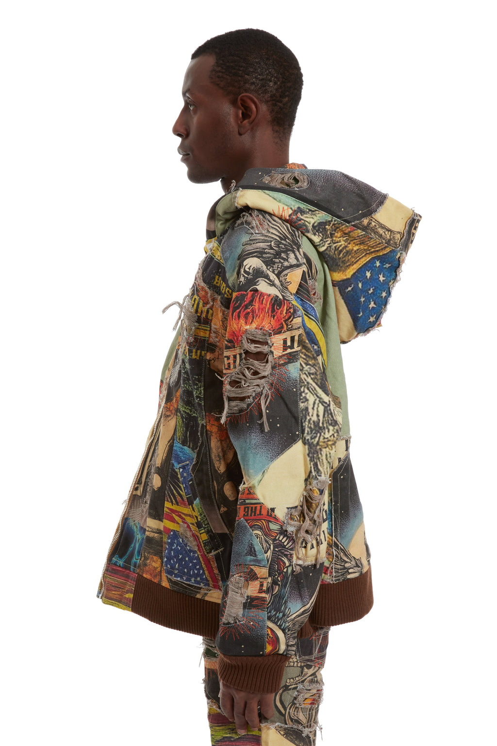 WHO DECIDES WAR VINTAGE ZIP UP — vista 5