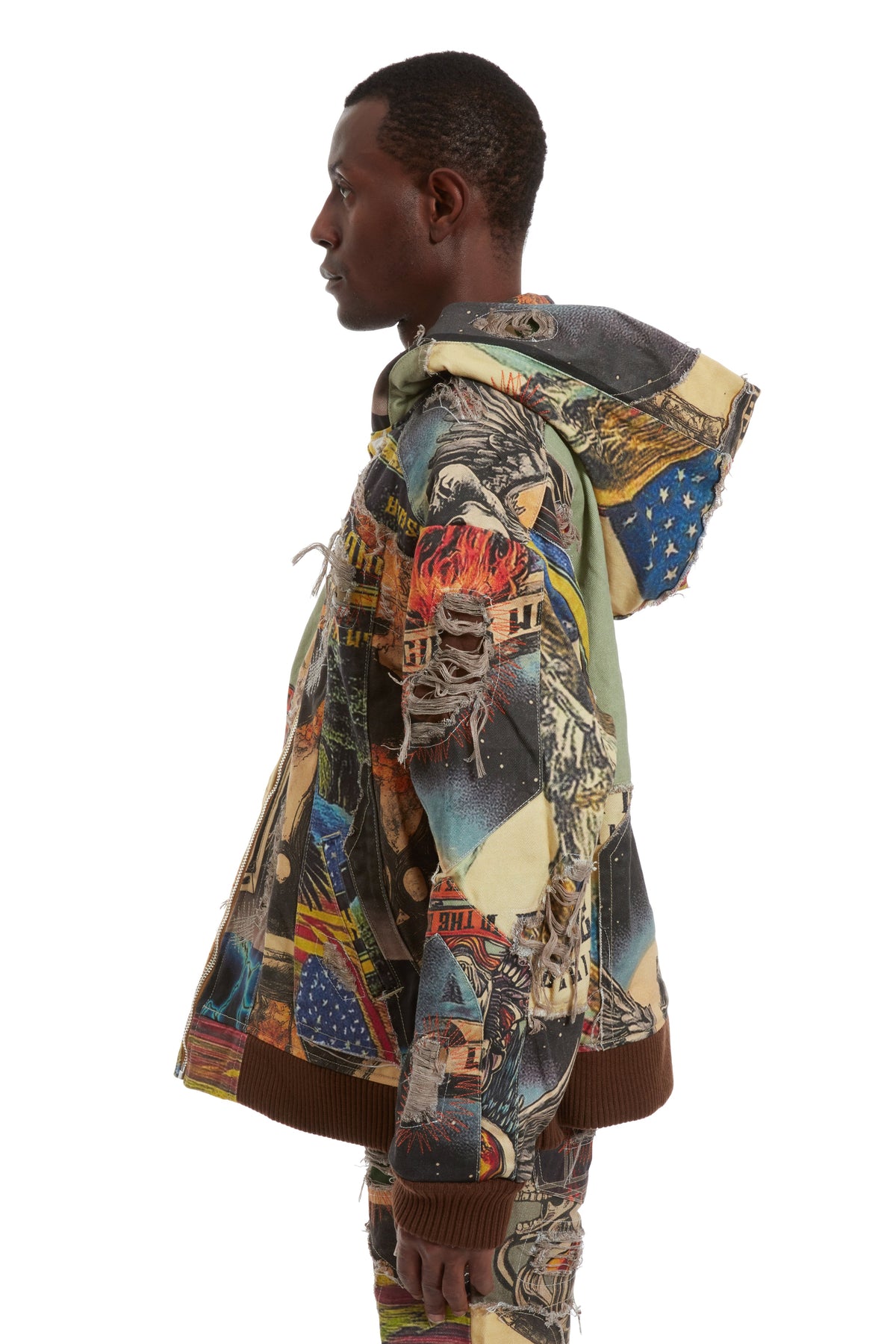 WHO DECIDES WAR VINTAGE ZIP UP — vista 5