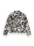 WHO DECIDES WAR CAMO TRUCKER JACKET