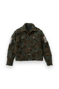 WHO DECIDES WAR FIELD CAMO TRUCKER JACKET
