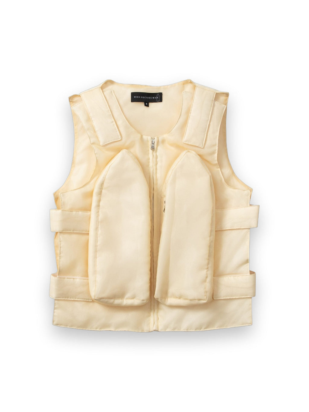 WHO DECIDES WAR ORGANZA BULLET POINT VEST