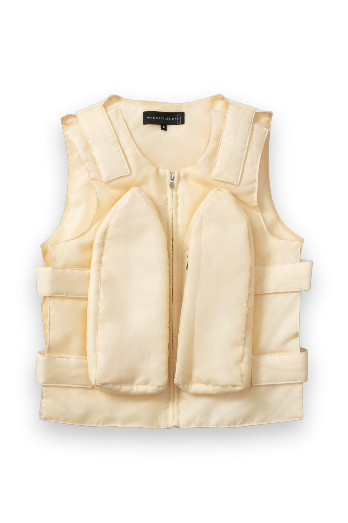 WHO DECIDES WAR ORGANZA BULLET POINT VEST
