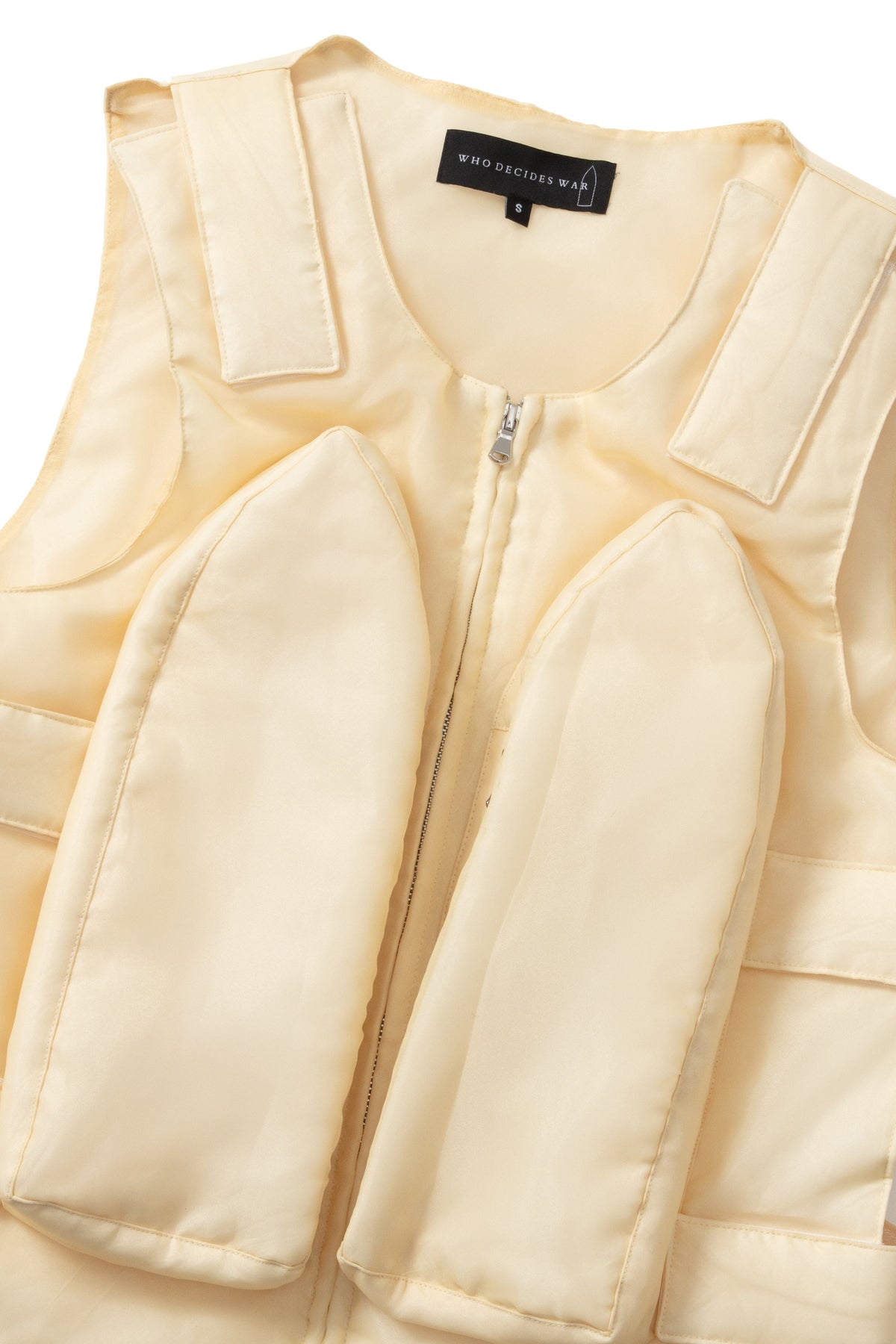 WHO DECIDES WAR ORGANZA BULLET POINT VEST — vista 2