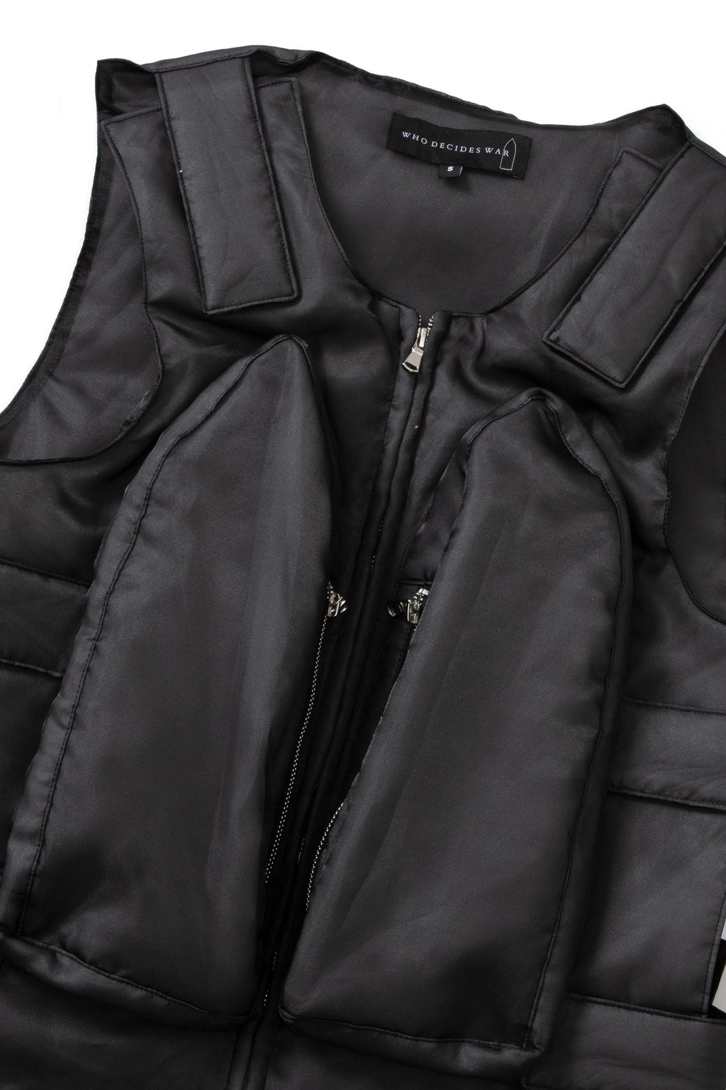 WHO DECIDES WAR ORGANZA BULLET POINT VEST — vista 2