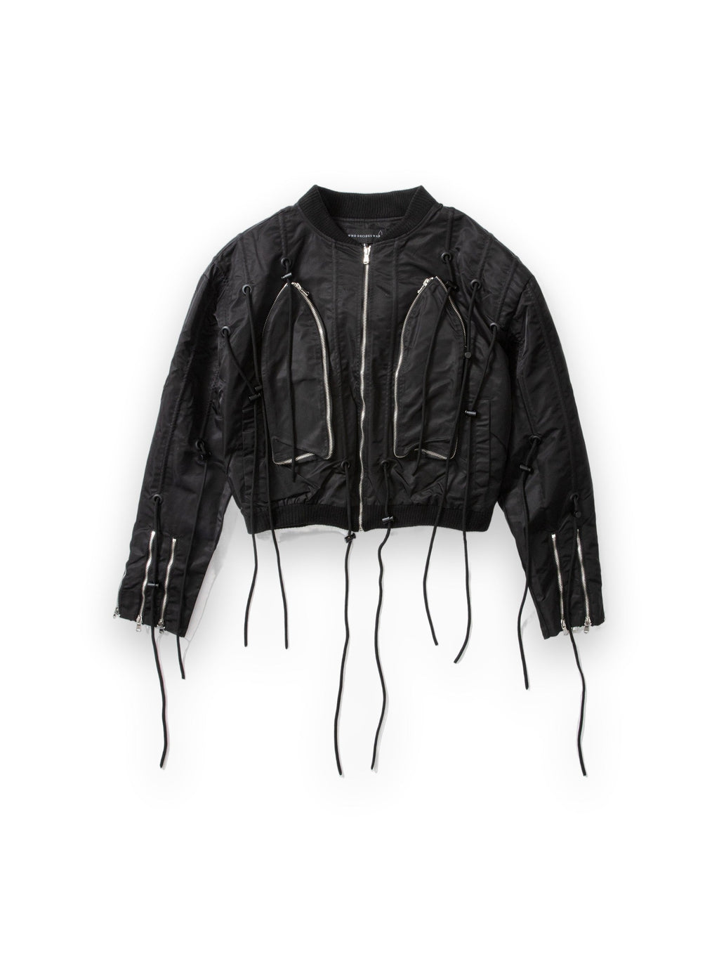 WHO DECIDES WAR STRING THEORY BOMBER JACKET